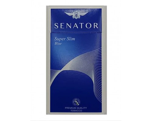 Купить Сигареты Senator Superslim Blue (Сенатор Суперслим Блю)